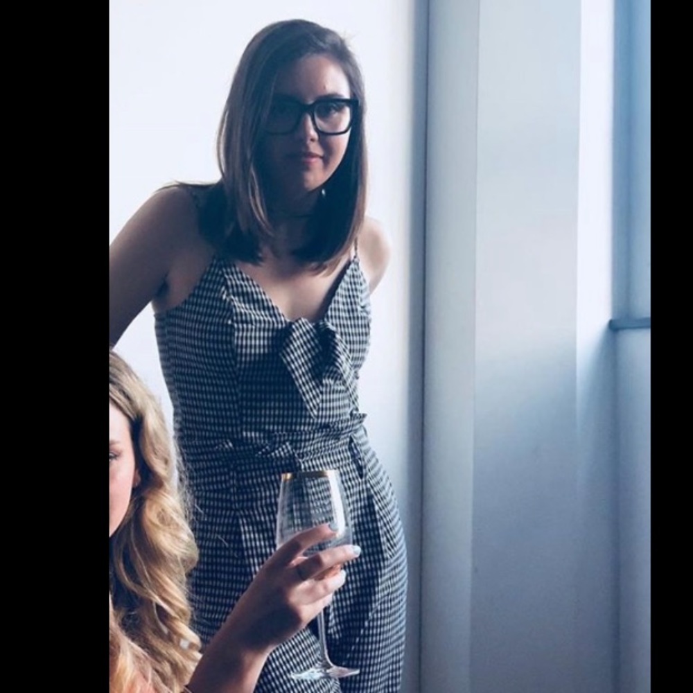 Gingham Top And Pants Matching Set - image 1